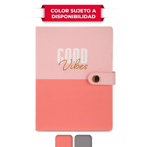 Libreta A5 Red Top Good Vibes Raya 128 hojas
