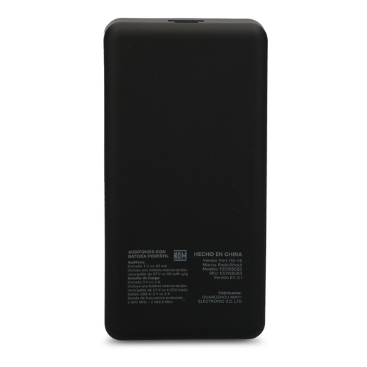 Audífonos Inalámbricos con Batería Portatil RadioShack Negro