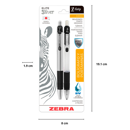 Bolígrafo y Portaminas Zebra Z-Grip