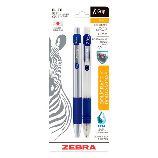 Bolígrafo y Portaminas Zebra Z-Grip