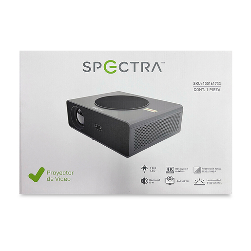 Proyector Spectra QS01 1920 x 1080px 8500 Market Lúmenes