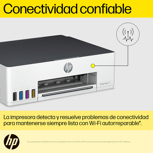 Impresora Tinta Continua HP Smart Tank 210 Color Wi-Fi