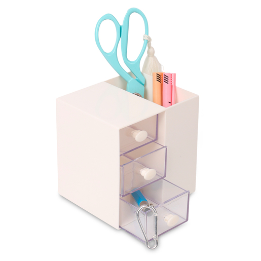 Organizador Office Depot 3 Cajones Blanco