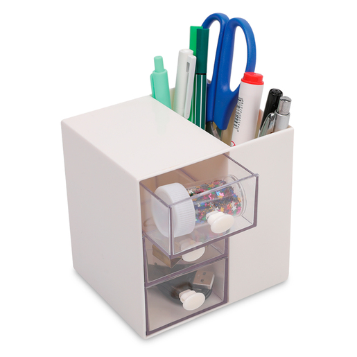 Organizador Office Depot 3 Cajones Blanco