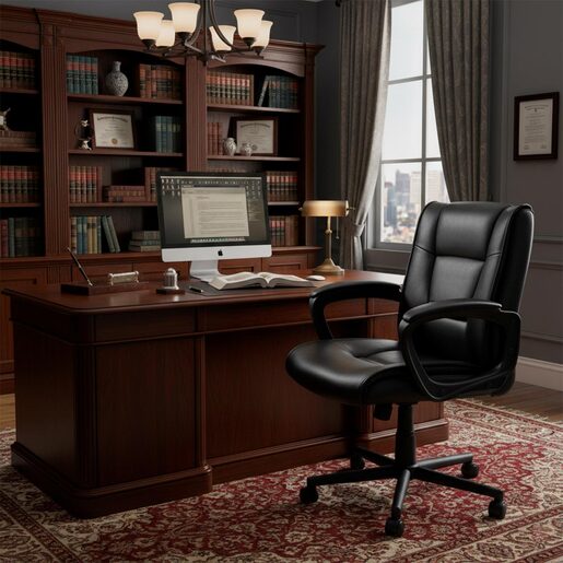 Silla Ejecutiva Office Depot GF-82579S-B Negro