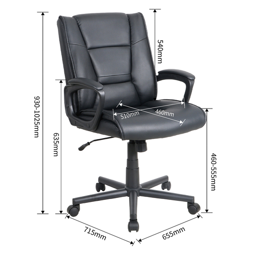 Silla Ejecutiva Office Depot GF-82579S-B Negro