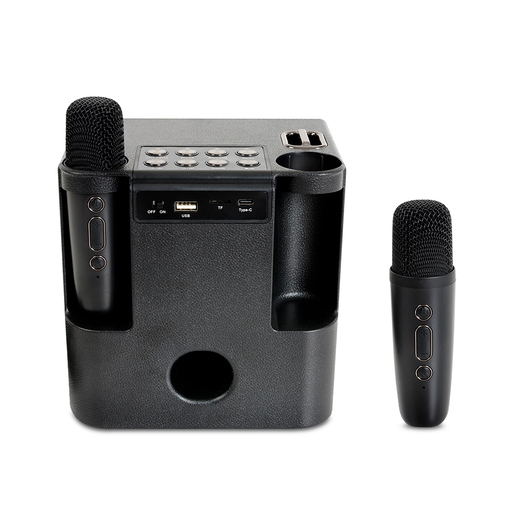 Bocina Bluetooth Misik con Karaoke Negro