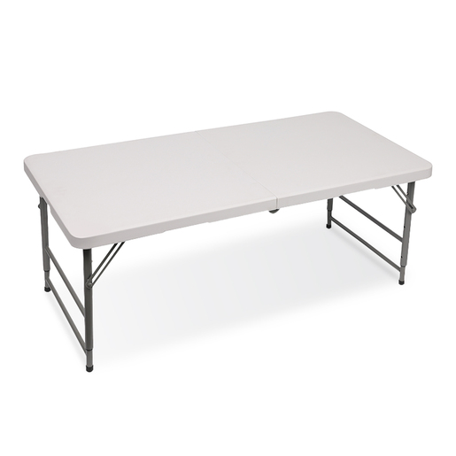 Mesa Rectangular 4Tune Exterior Plegable Plástico Blanco