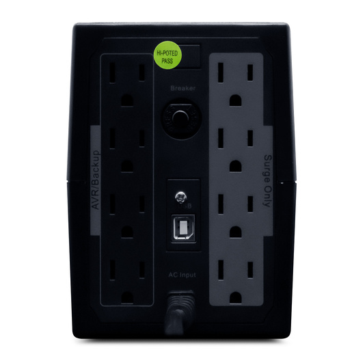 No Break Inteligente Barracuda 600VA 8 Salidas Negro