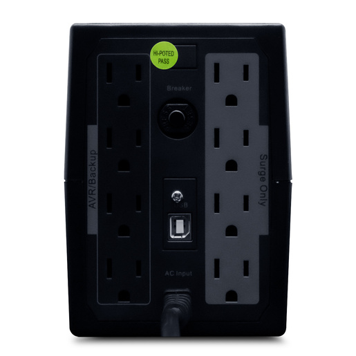 No Break Barracuda SR950 USB 950V 10 contactos Negro