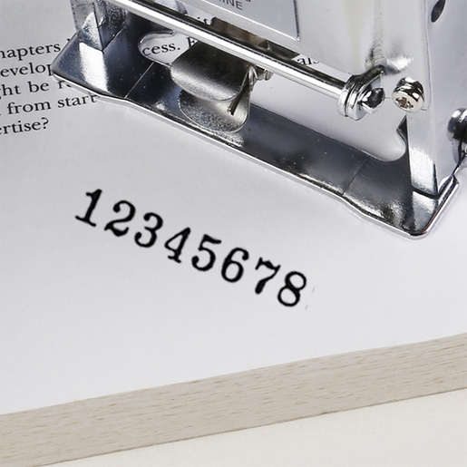 foliador numerico ocho digitos