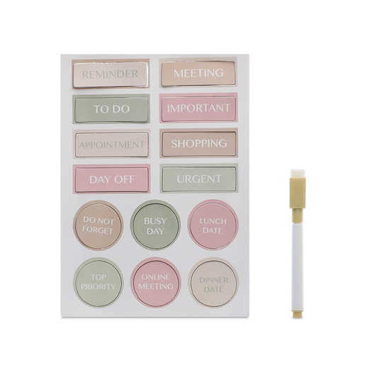 Pizarrón Blanco Magnético Red Top Planeador Semanal