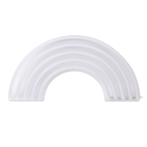 Letrero de Luz Neón Fragments Arcoíris USB Blanco