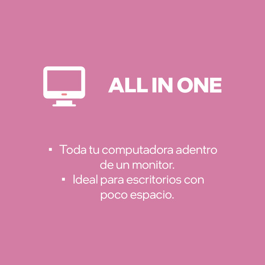 Computadora de Escritorio Acer All in One Aspire C24 AMD Ryzen 5 23.8 pulgadas 512 GB SSD 8 GB RAM Negro