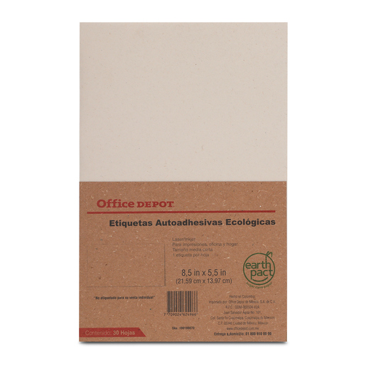 Etiquetas Adhesivas Blancas Para Impresoras - Material De Oficina De