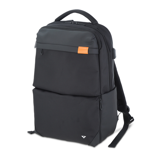 Mochila para Laptop Supra Ergo 15 pulg. Negro con Naranja