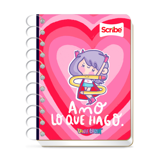 Cuaderno Scribe Vania Bachur Supergirl Raya 80 hojas