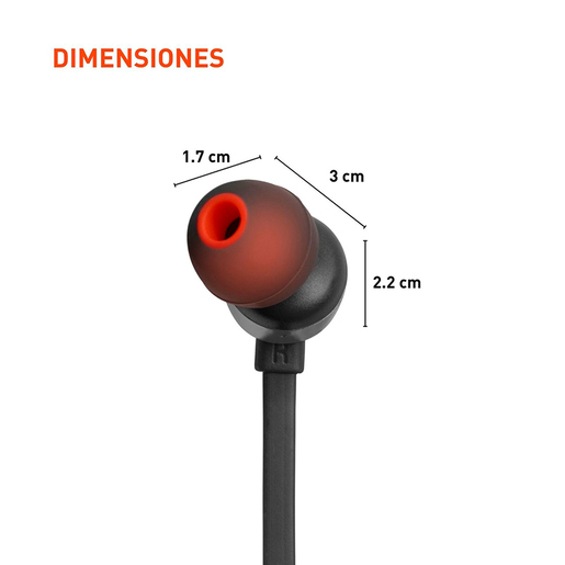 Audífonos Alámbricos JBL Tune 310C Negro