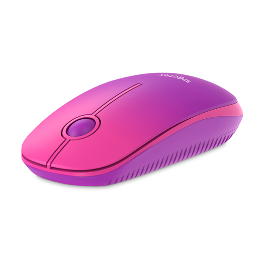 Mouse Inalámbrico Spectra 3 botones Rosa con Morado