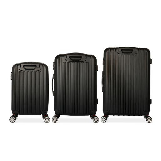 Set 3 Maletas de Viaje con Ruedas Travel Time Negro