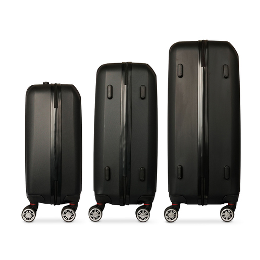 Set 3 Maletas de Viaje con Ruedas Travel Time Negro