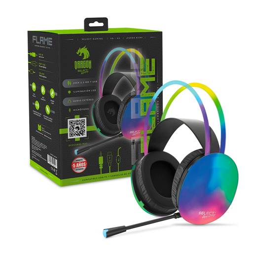 Audífonos Gamer Select Gaming SH-H5 RGB