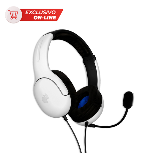 Audífonos Gamer Alámbricos PDP AirLite PS4/ PS5 Blanco