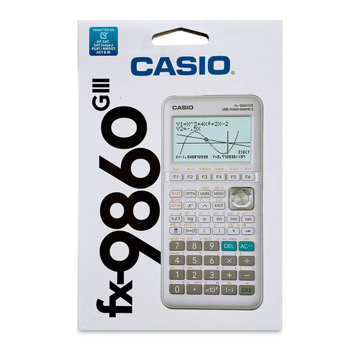 Calculadora Gráfica Casio FX9860GIII 21 dígitos Blanco