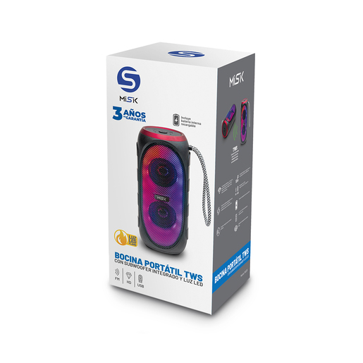 Bocina Bluetooth Misik MS226 Negro