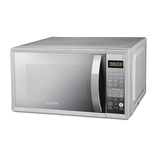 Horno de Microondas Mabe Acero 10 niveles Gris