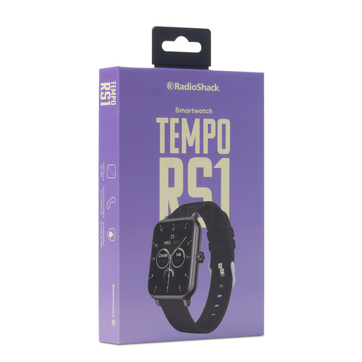 Smartwatch RadioShack Tempo 1.83 pulg. Negro