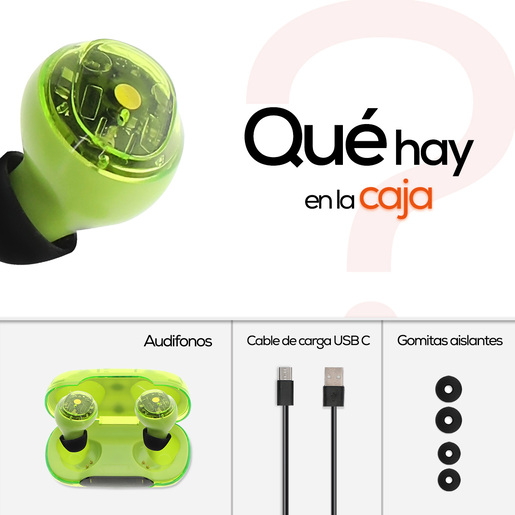 Audífonos Inalámbricos RadioShack Style Verde