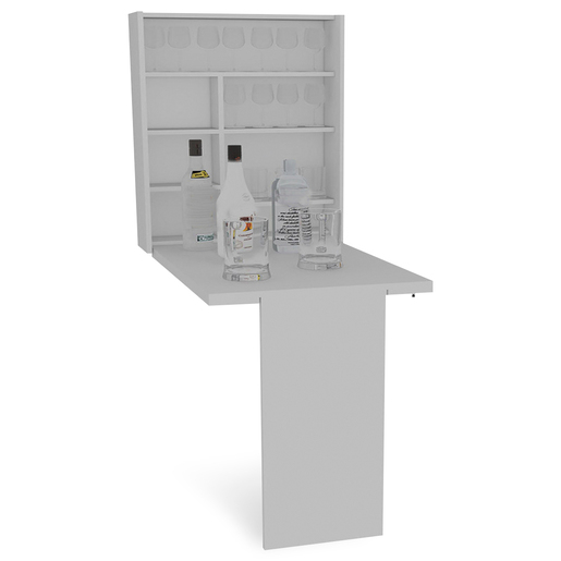 Mesa Plegable Excelsior Vatta MDF 7 entrepaños Blanco