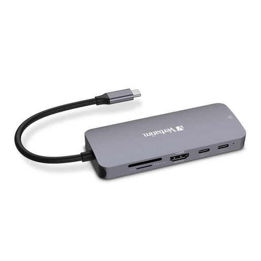 HUB Multipuerto Verbatim USB-C PRO 9 puertos 85w