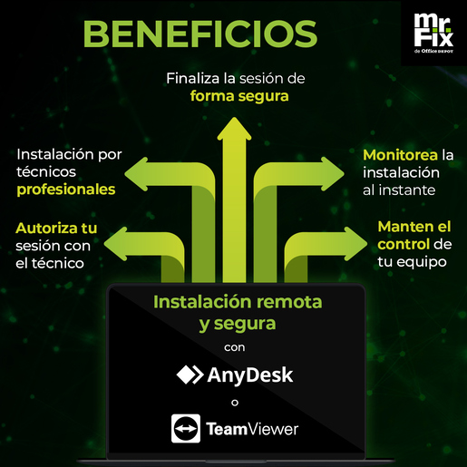 Bundle Instalación Profesional de Microsoft Office Hogar 2024 y McAfee LiveSafe