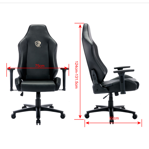 Silla Gamer 4Tune Respaldo León Negra