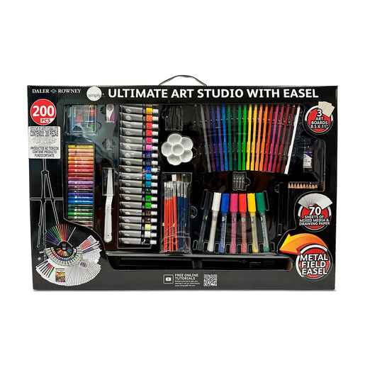 Set de Arte Daler Rowney Ultimate Art Studio 200 piezas