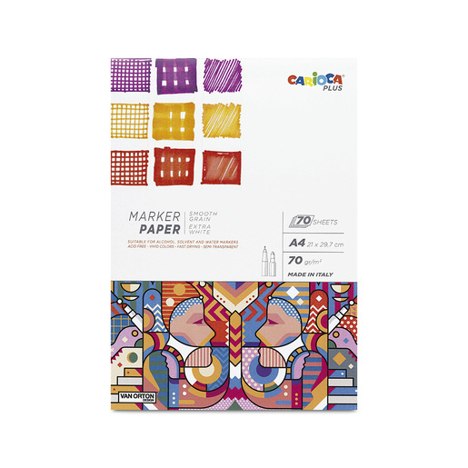 Block de Arte A4 Carioca Plus para Rotulador 70 hojas