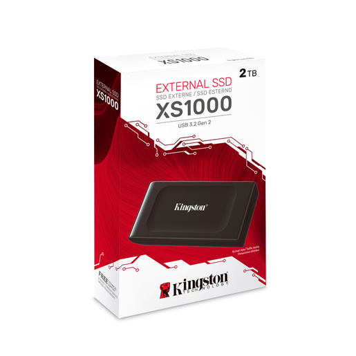Disco Duro SSD 2TB Kingston SXS1000 Negro