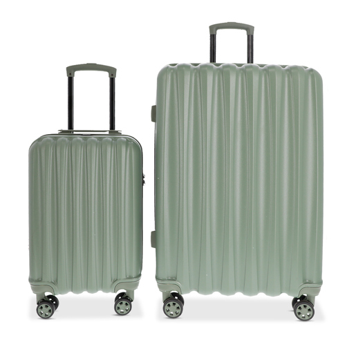 Set 2 Maletas de Viaje con Ruedas Travel Time Verde Pino