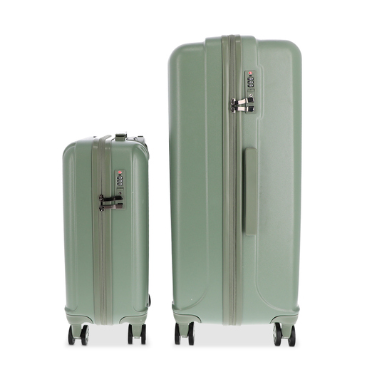 Set 2 Maletas de Viaje con Ruedas Travel Time Verde Pino