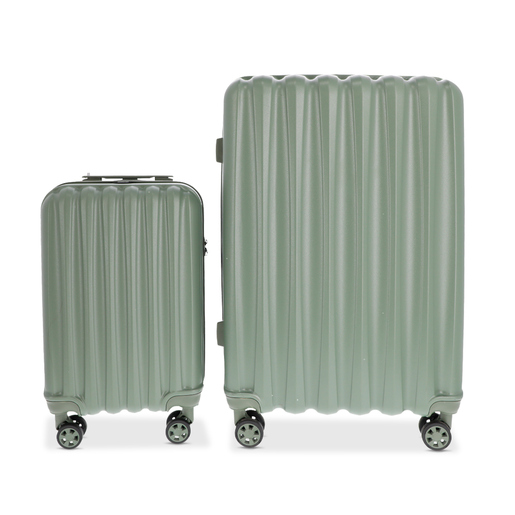 Set 2 Maletas de Viaje con Ruedas Travel Time Verde Pino
