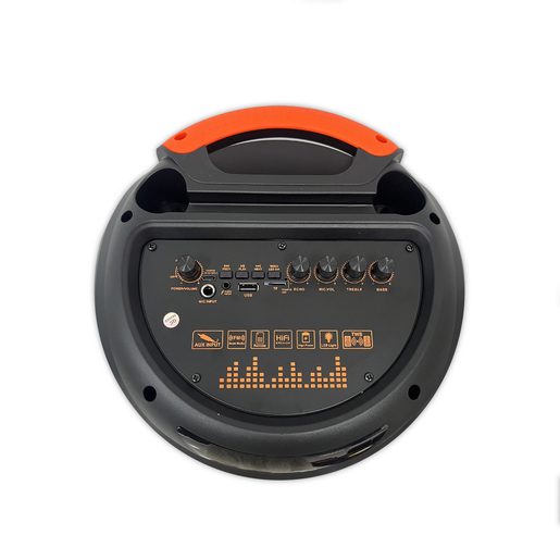 Bocinas Bluetooth Spectra GY-8809 con Luces RGB Negro