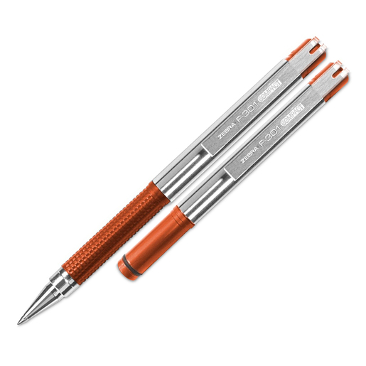 Bolígrafo Stick Zebra F-301 Compact Punto Fino Tinta Negra