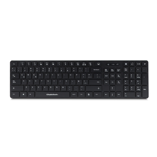 Teclado Inalámbrico con Función Dual RadioShack Negro
