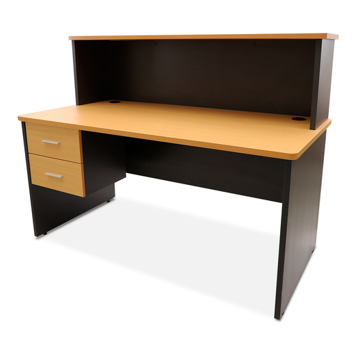 Mampara para Recepción JasperJ Amplify 1200 Café