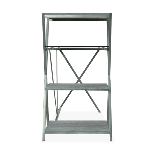 Escritorio Sky Furniture Vidrio Ahumado 3 Repisas 100 x 54 x 110 cm