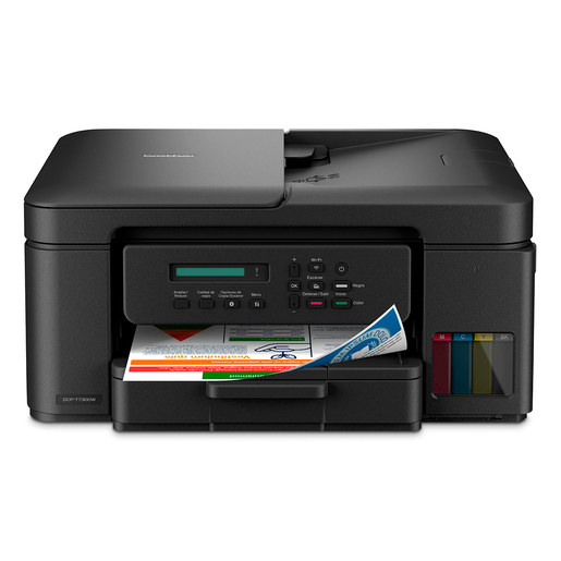 Impresora Multifuncional de Inyección de Tinta 3 en 1 Brother DCP-T730DW con Wi-Fi