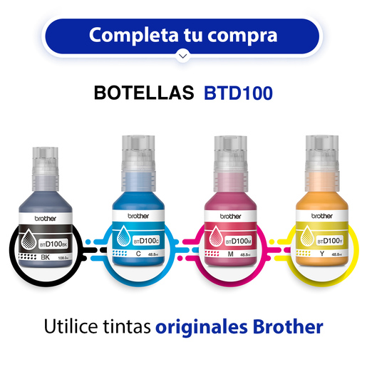 Impresora Multifuncional de Inyección de Tinta 3 en 1 Brother DCP-T730DW con Wi-Fi