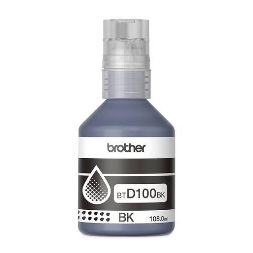 Botella de Tinta Brother BTD100BK InkBenefit Tank Negro 7500 páginas